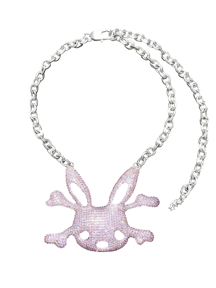 SPARKLE RABBIT NECKLACE