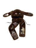 BUNNY DOLL PATCH HOODED SCARF