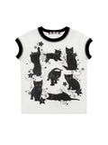 MAGIC KITTY SKINNY TOP
