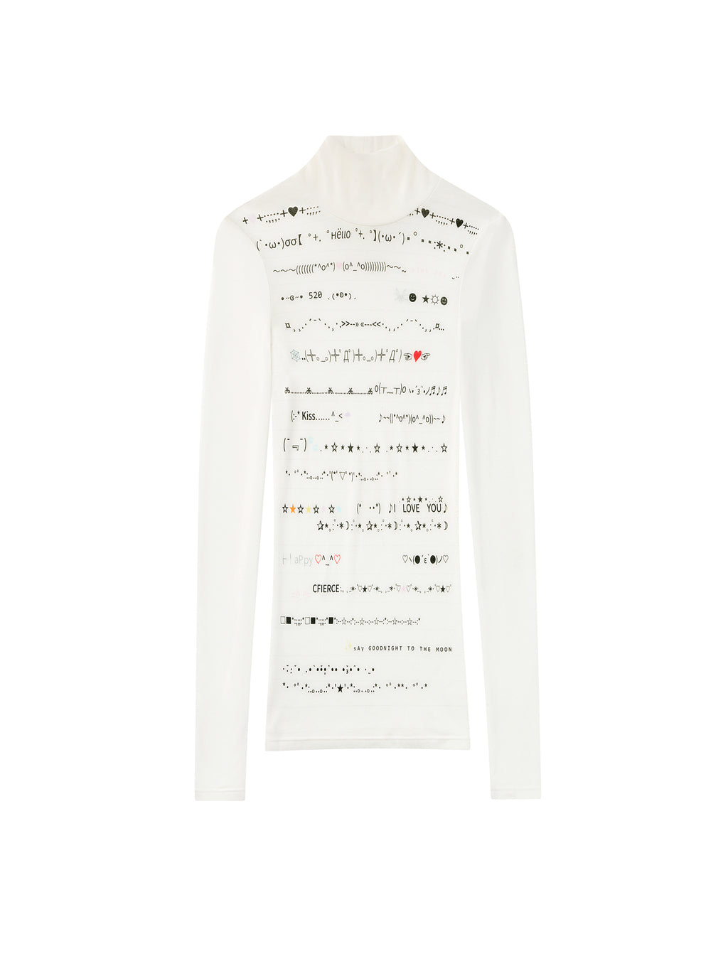 KAOMOJI TURTLENECK TOP