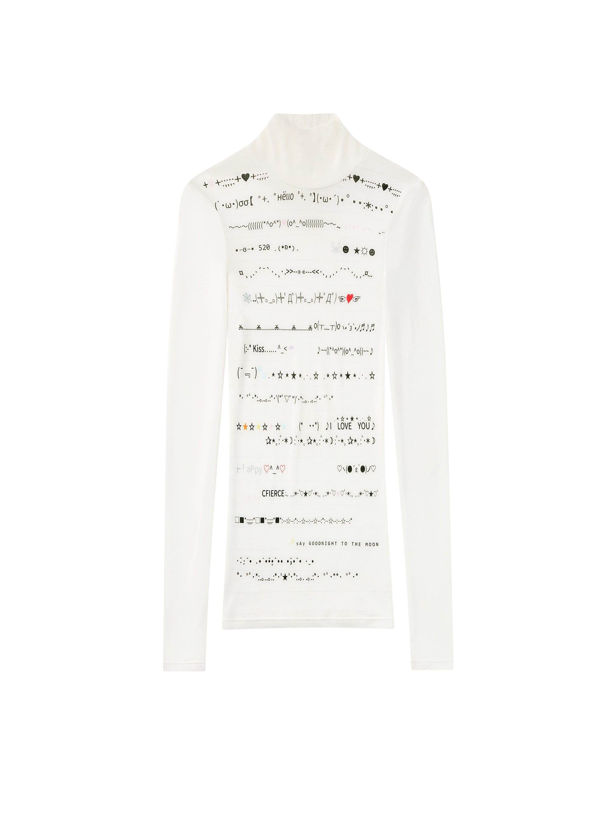 KAOMOJI TURTLENECK TOP