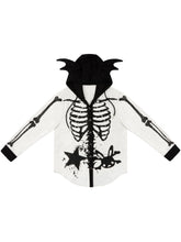 Load image into Gallery viewer, SKELETON HOODED SHIRT
