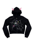 CRACK ZIPUP HOODIE