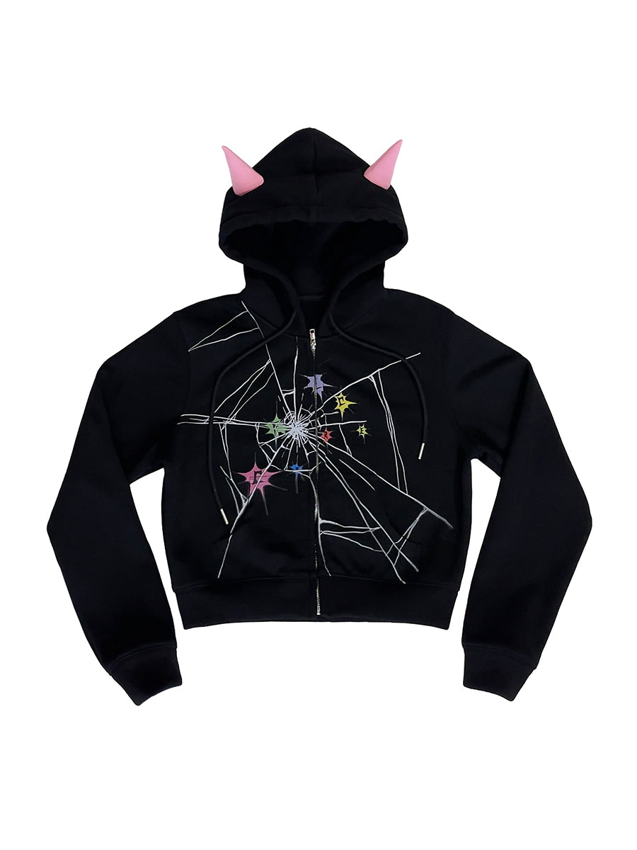 CRACK ZIPUP HOODIE