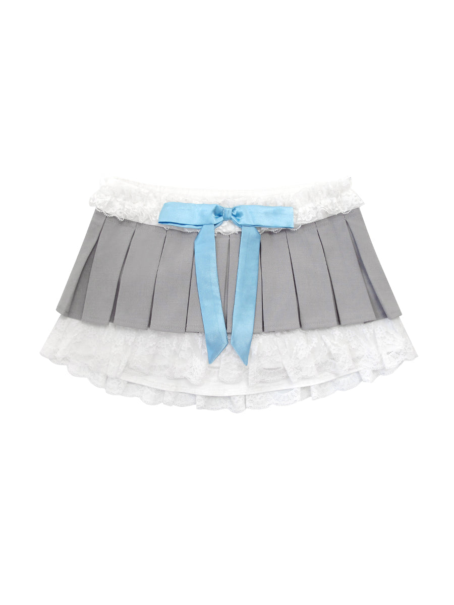 LAYERED MINI SKIRT