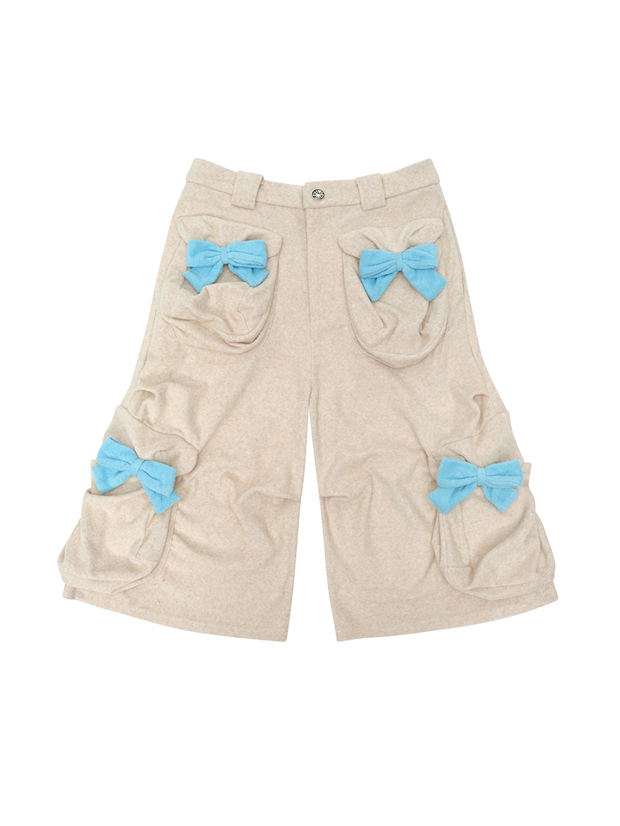 パンツ CFIERCE Towel Ribbon Short Pan ts TOWEL SHORTS – CFIERCE