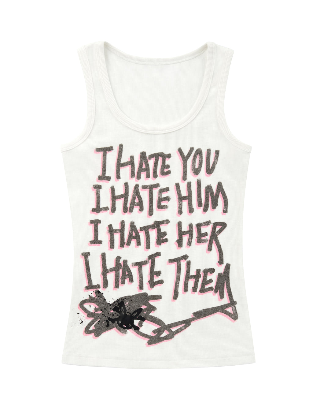 「 I HATE 」 TANK TOP