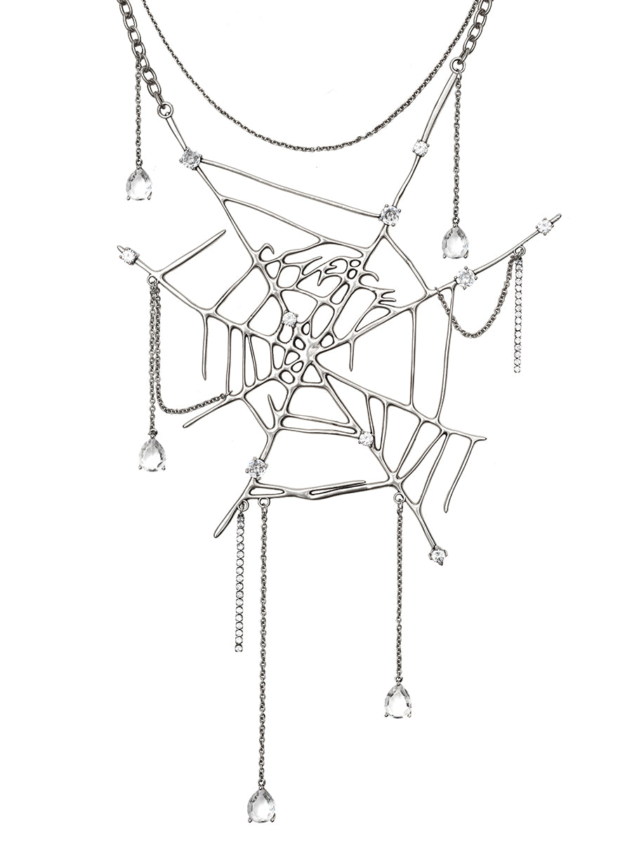 SPIDERWEBS NECKLACE