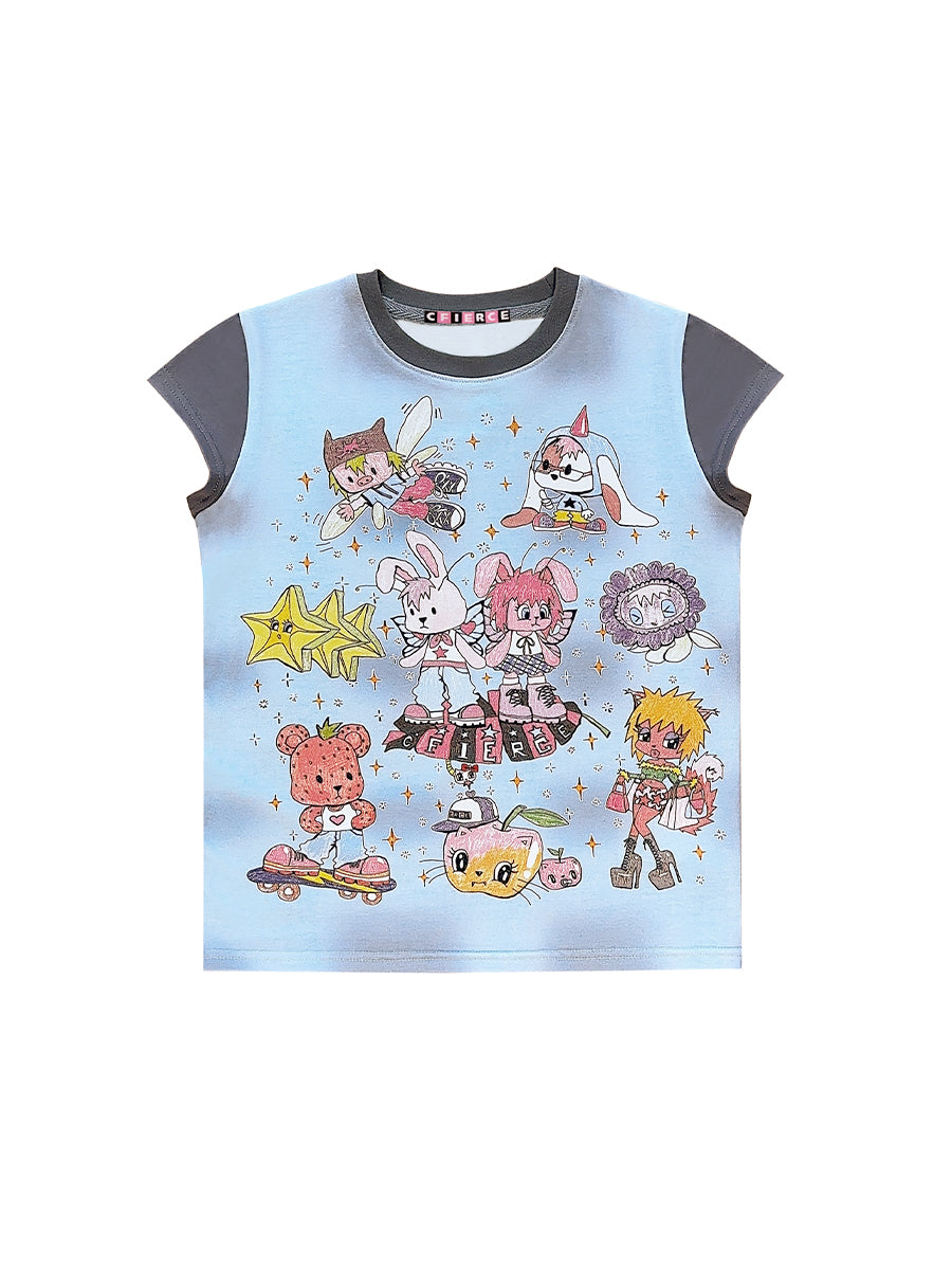 CHARACTER T-SHIRT