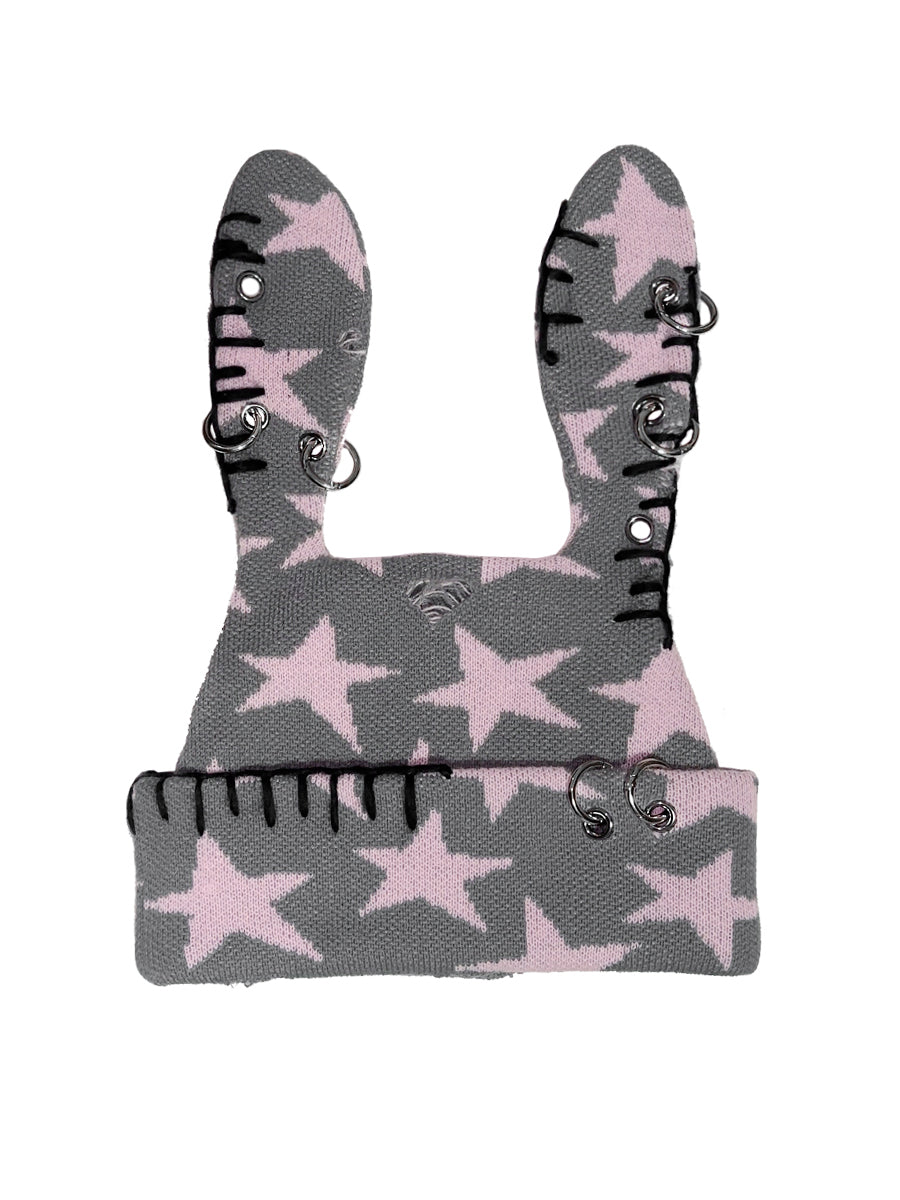 STAR BUNNY KNIT HAT