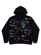 Load image into Gallery viewer, EMOTICON ZIP-UP HOODIE
