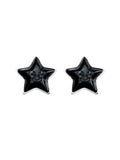BLACK STAR ACRYLIC EARRINGS