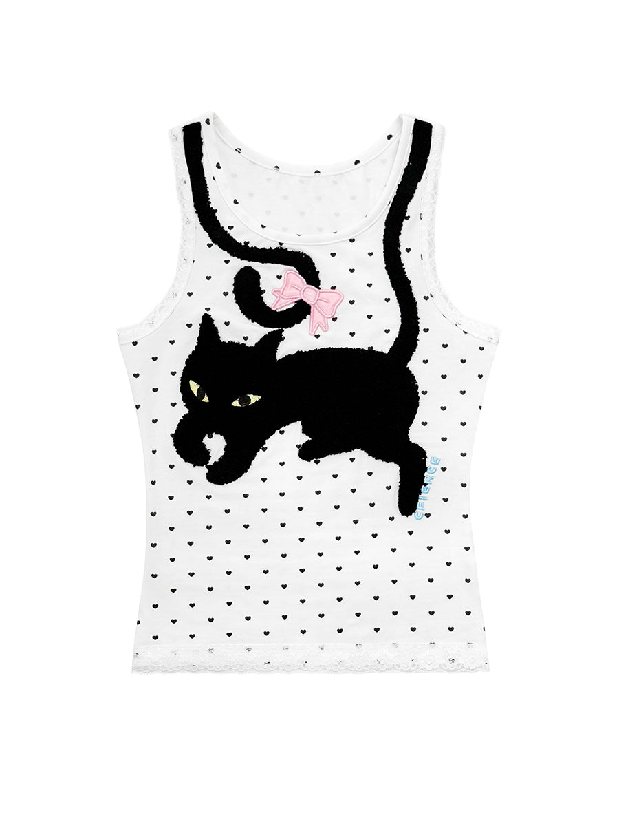 BLACK CAT TANK TOP
