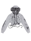 GRAFFITI ZIP-UP HOODIE