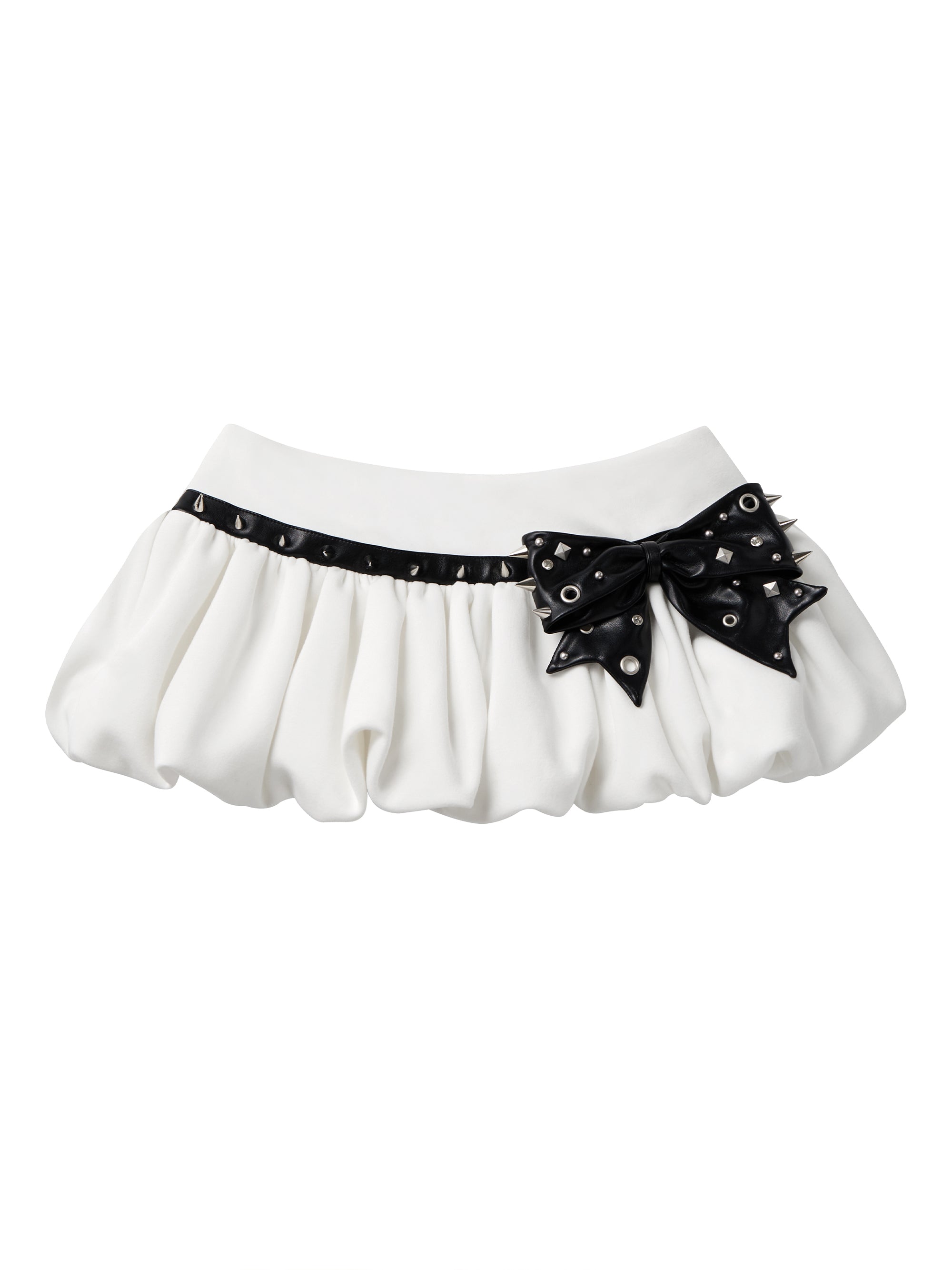 STUD BOW MINI TUTU SKIRT