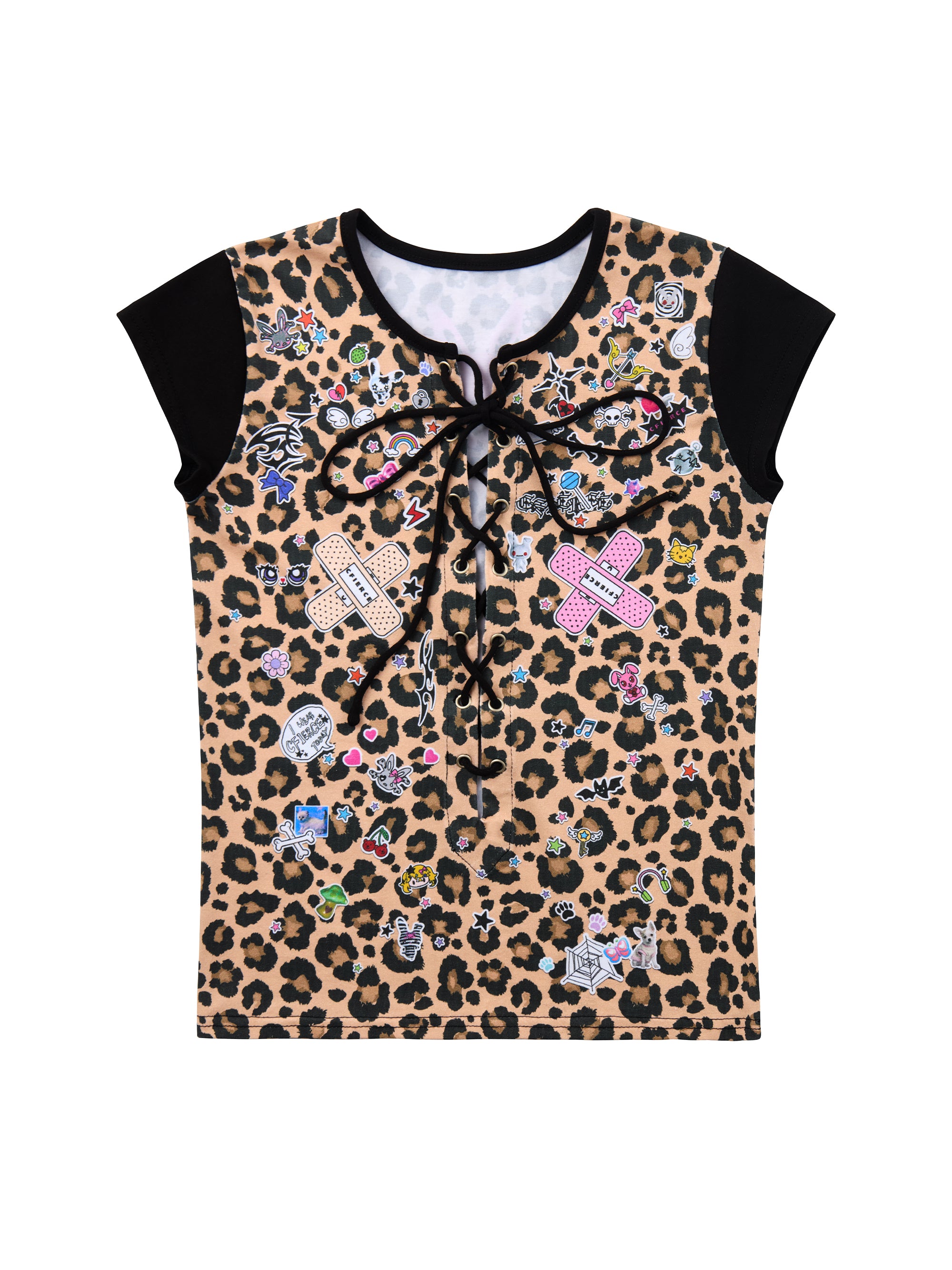 STICKER TIE-UP BABY TEE