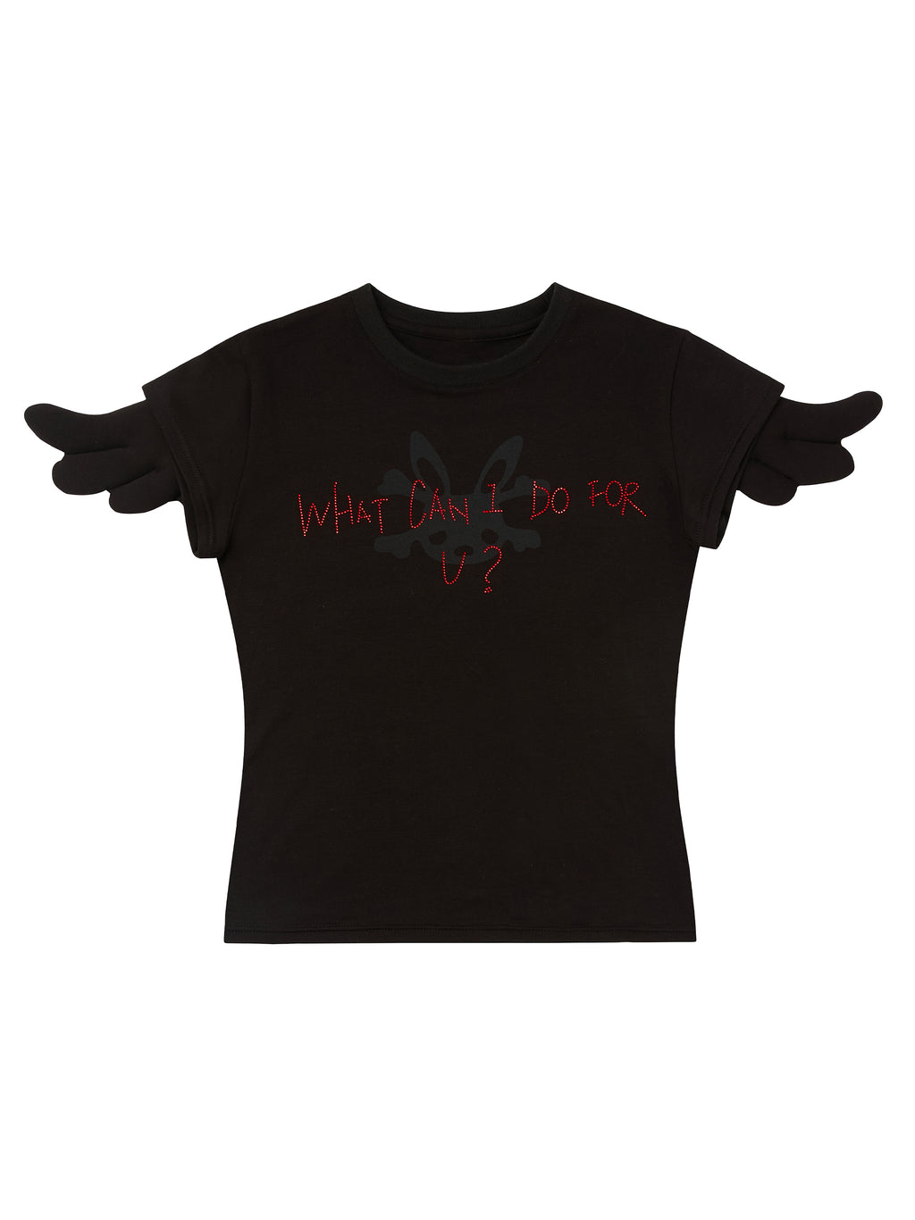 「what can I do for u？」ANGEL BABY TEE