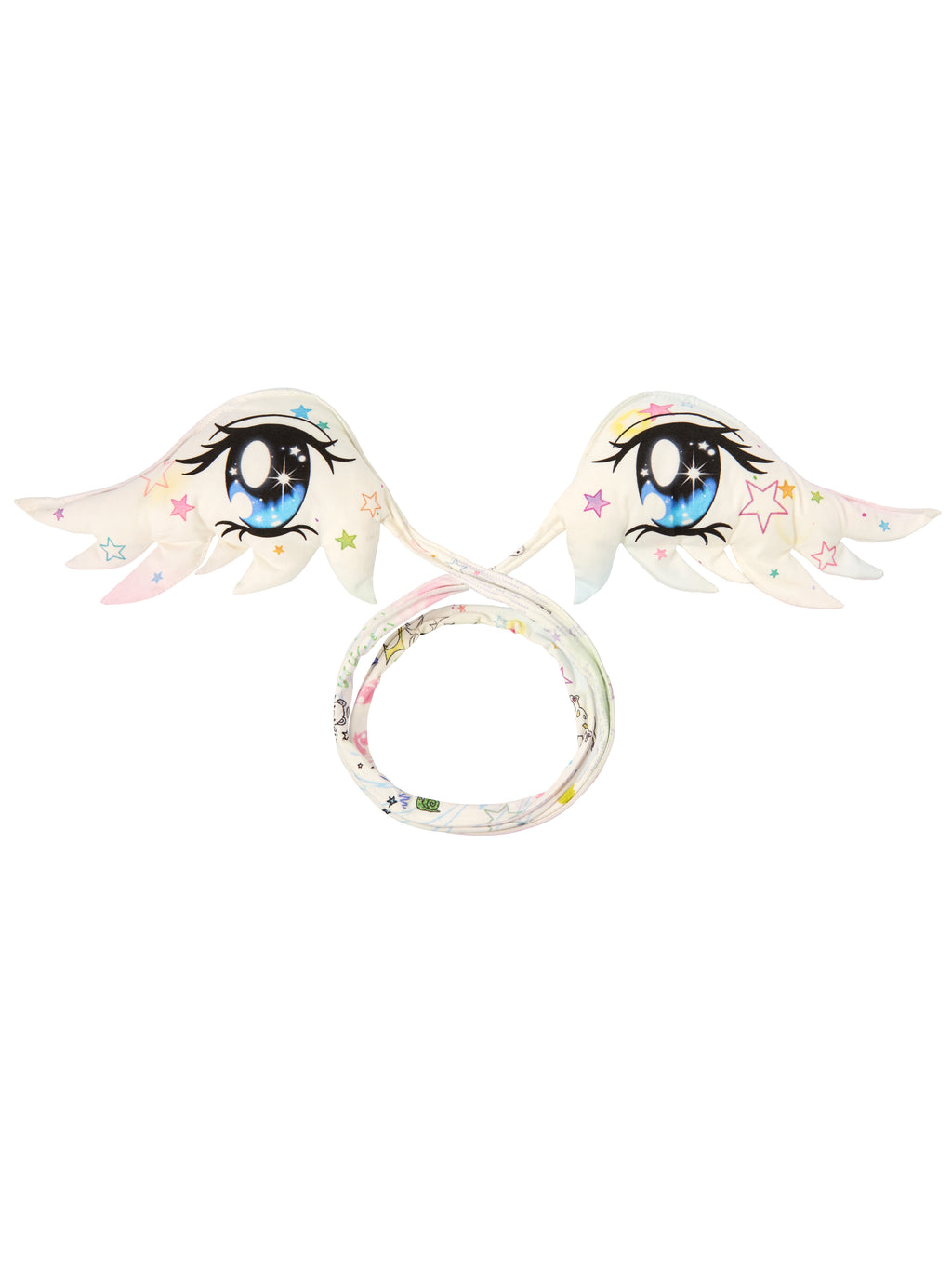 EYE PRINT ANGEL WING CHOKER