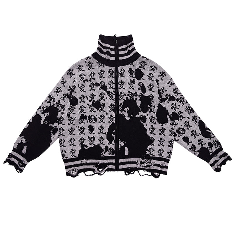 ‘LOVE‘ ZIP UP JUMPER