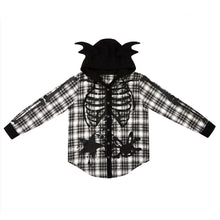 Load image into Gallery viewer, SKELETON HOODED SHIRT
