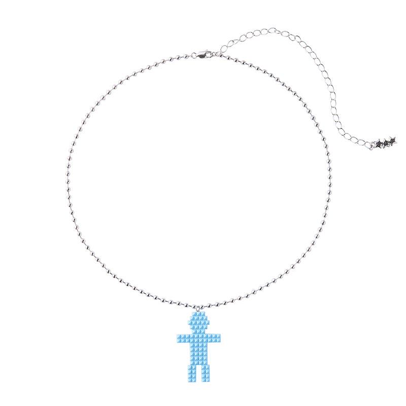STUD SIGN NECKLACE