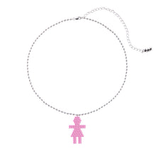 Load image into Gallery viewer, STUD SIGN NECKLACE
