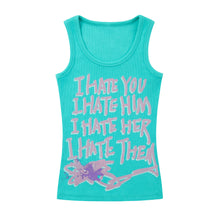 Load image into Gallery viewer, 「 I HATE 」 TANK TOP
