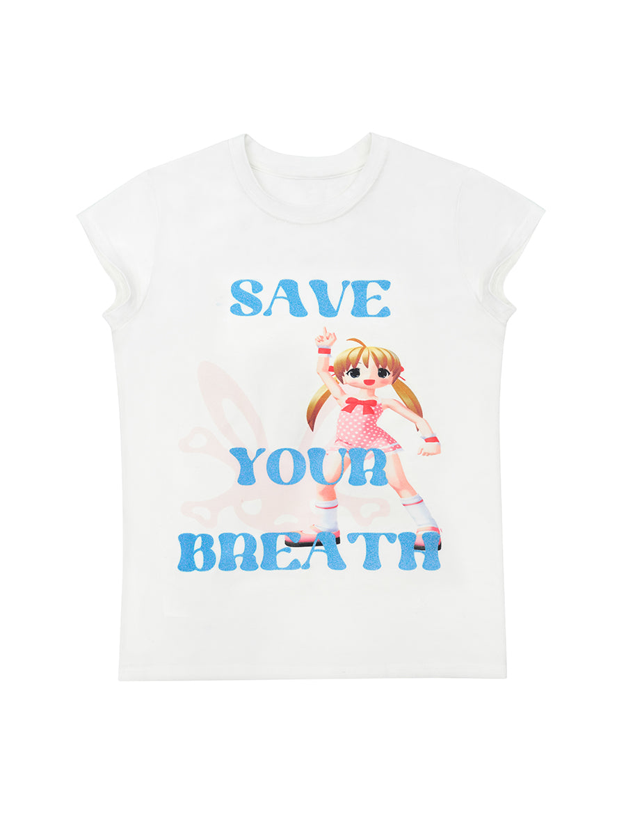 ‘SAVE YOUR BREATH’ TOP