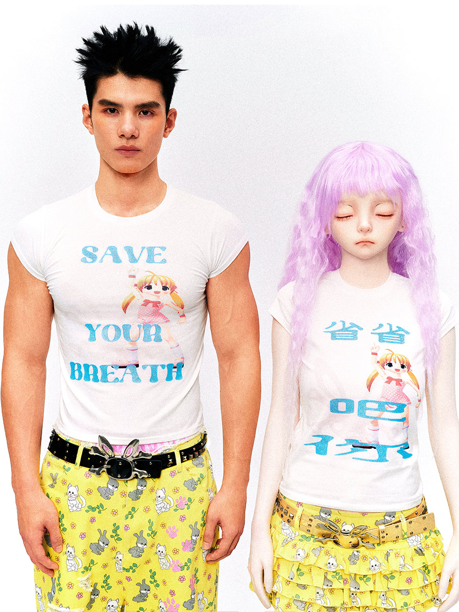 ‘SAVE YOUR BREATH’ TOP