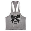 LACE BOW LOOSE TANK TOP