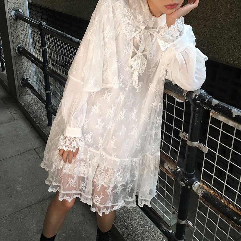 CFIERCE◆WHITE LACEドレス WHITE LACE DRESS – CFierce
