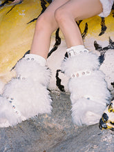 Load image into Gallery viewer, WHITE LEG WARMER

