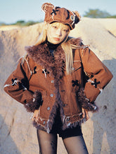 Load image into Gallery viewer, TEDDY DENIM JACKET
