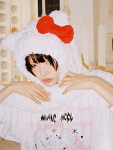 Load image into Gallery viewer, KITTY CAT HOODED SCARF
