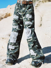 Load image into Gallery viewer, LOOSE CAMOU JEANS
