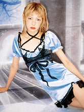 Load image into Gallery viewer, BLUE VELVET DRESS

