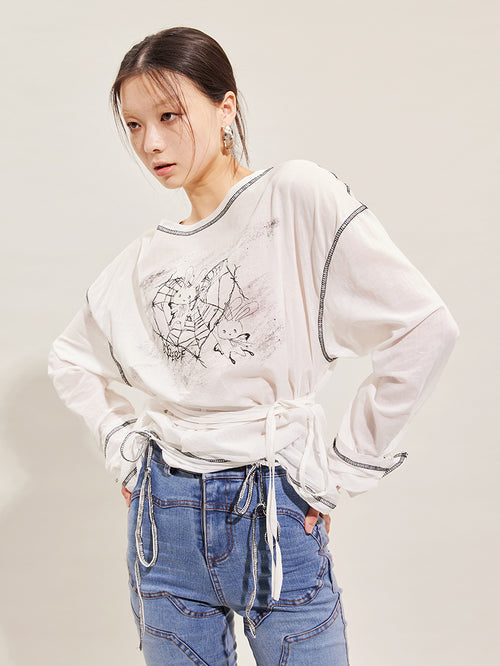FAIRYRABBIT PRINT TOP