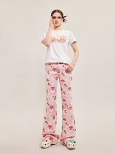 Load image into Gallery viewer, STRAWBERRY PRINT JEANS
