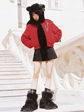 Load image into Gallery viewer, PUNK CAT HOODED SCARF
