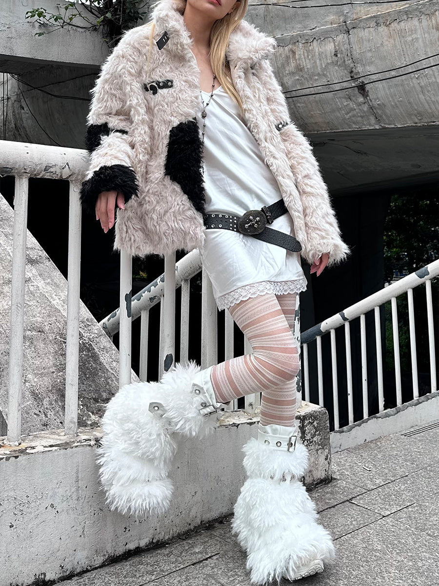 B&W PUNK BUNNY JACKET