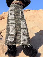 Load image into Gallery viewer, LONG CAMOU SKIRT
