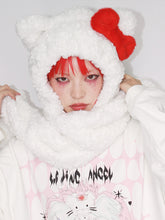 Load image into Gallery viewer, KITTY CAT HOODED SCARF
