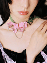 Load image into Gallery viewer, PINK BUTTERFLY CHOCKER
