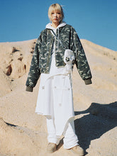 Load image into Gallery viewer, CAMOU DENIM JACKET
