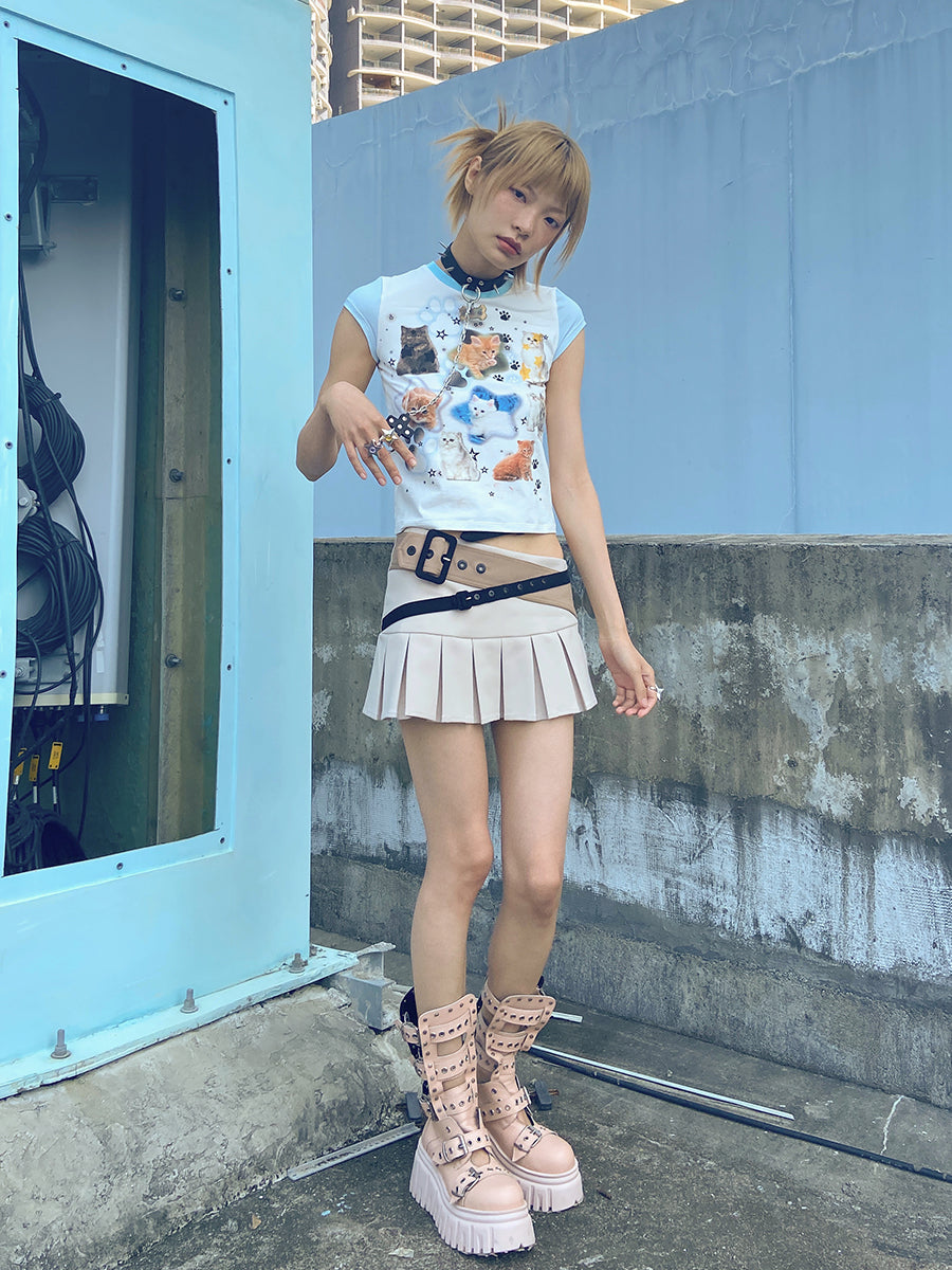 “LOVE ME ”KITTY TSHIRT