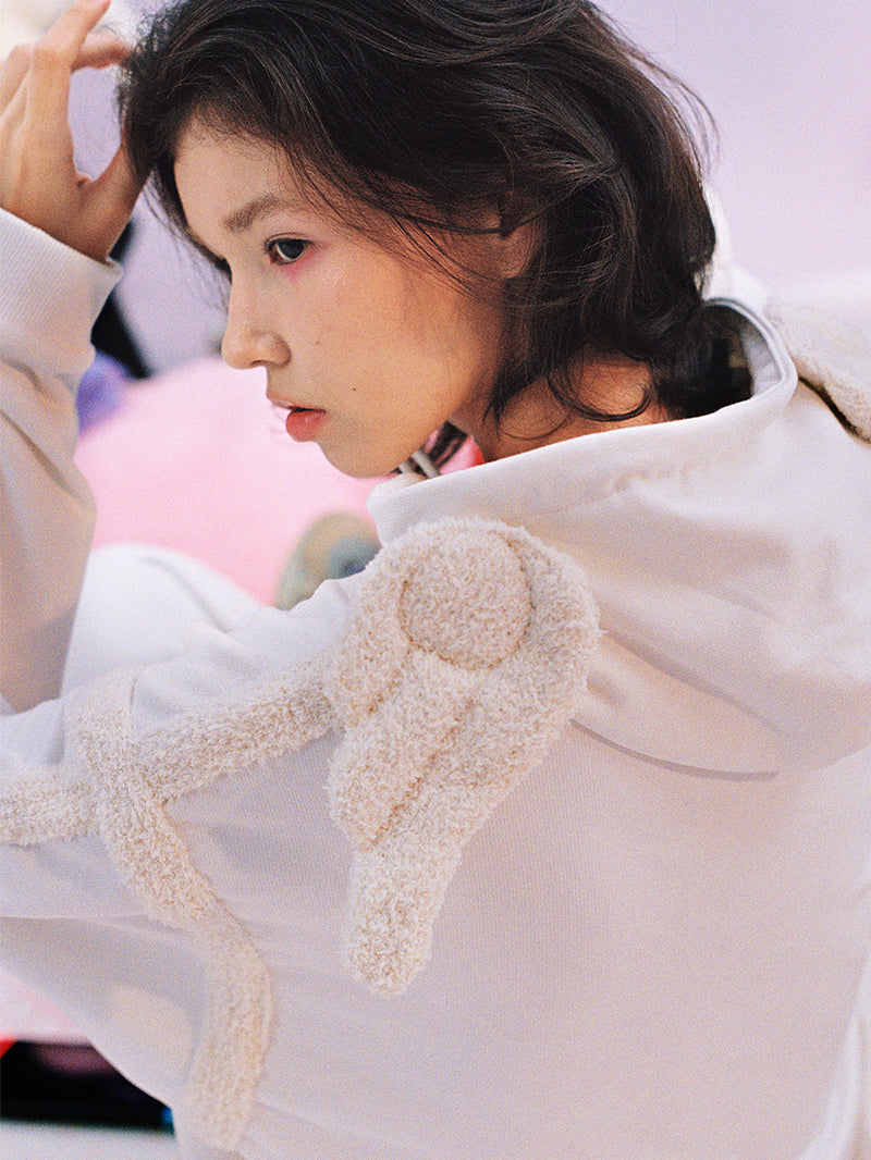 HEAVEN ANGEL' PRINTED HOODIE – CFierce