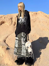 Load image into Gallery viewer, LONG CAMOU SKIRT

