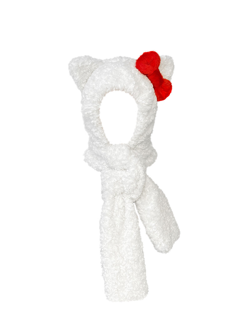 KITTY CAT HOODED SCARF