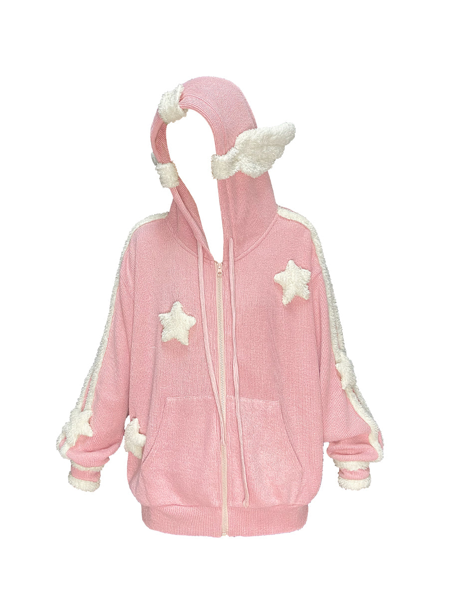 Pink sales angel hoodie