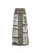 Load image into Gallery viewer, LONG CAMOU SKIRT
